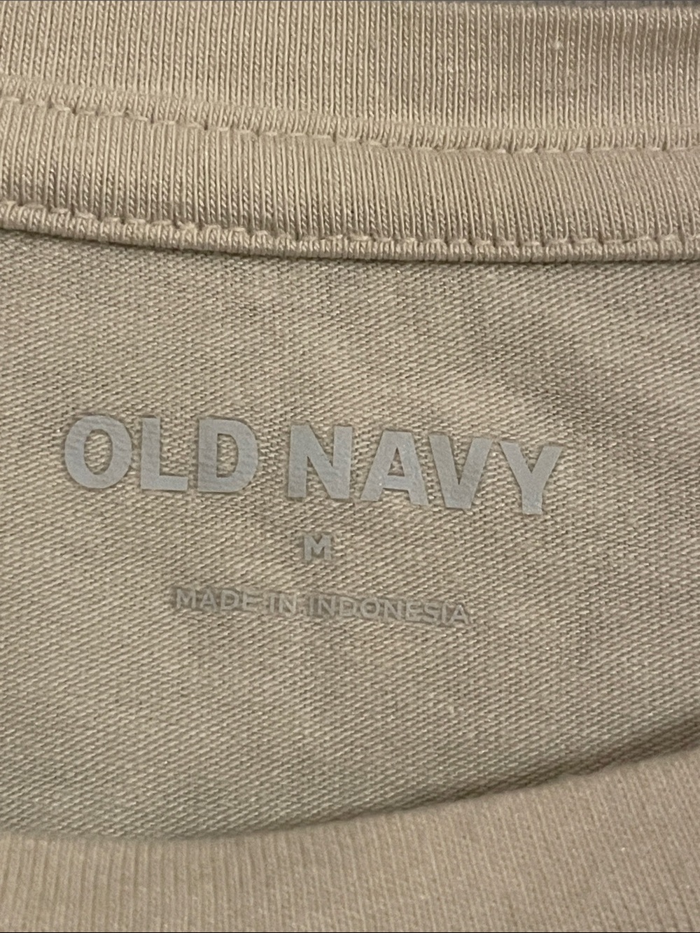 Old Navy Women's Short-Sleeve Crewneck Tee — Off-White - Picture 3 of 4